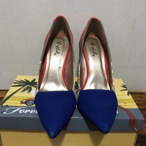 Multi Colored Heels